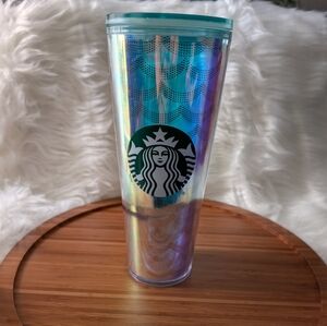 ☘️ 3/$33 Starbucks Iridescent Holographic Tumbler